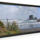 Displays2go PNFA3612B Panoramic Print Picture Frame with Lens and Wall Mount, 36" x 12", Black Aluminum