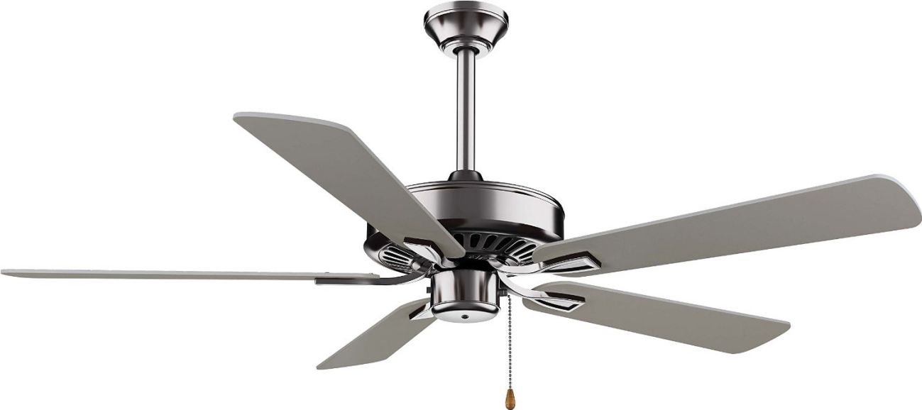 Minka-Aire F556-BN, Contractor Plus Brushed Nickel Energy Star 52" Ceiling Fan