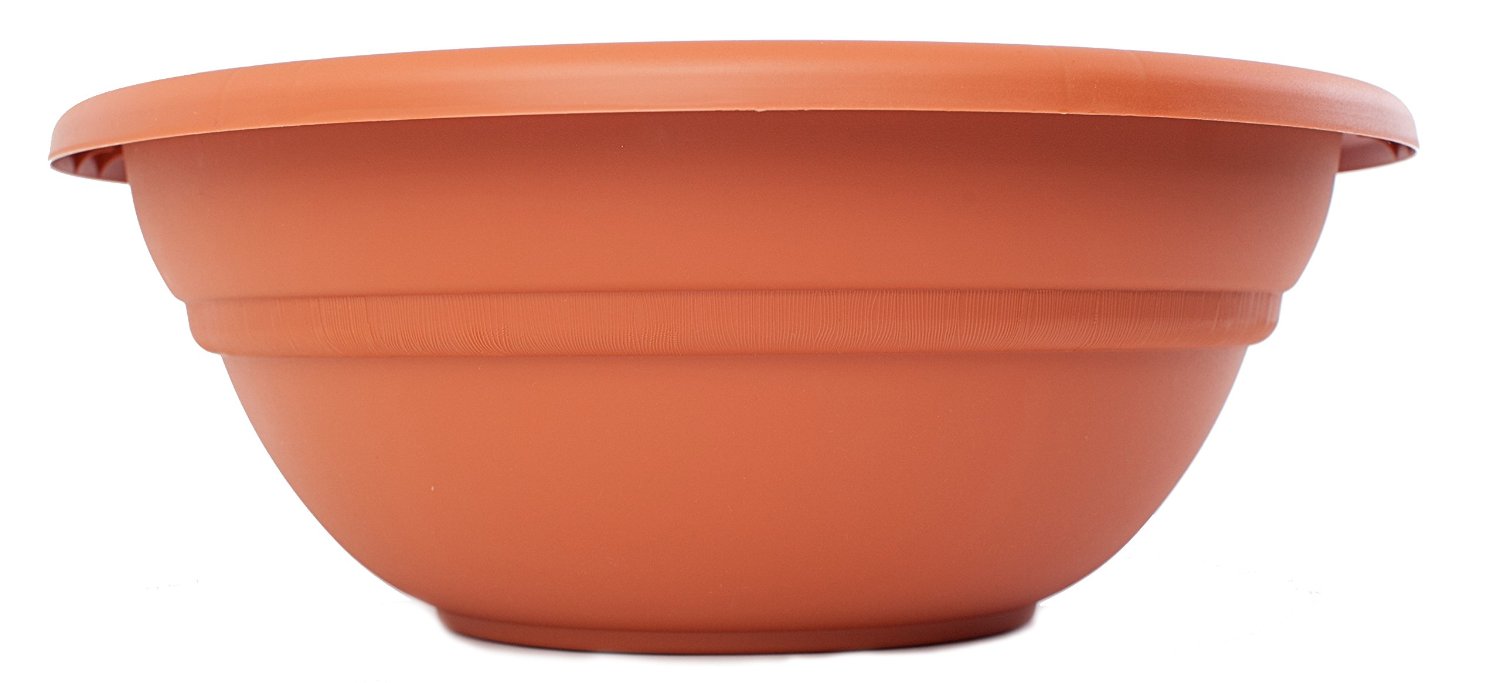 Bloem MB1820-46 Milano Planter Bowl, 20-Inch, Terra Cotta
