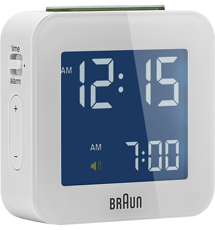 Braun BNC008WH LCD Quartz Alarm Clock