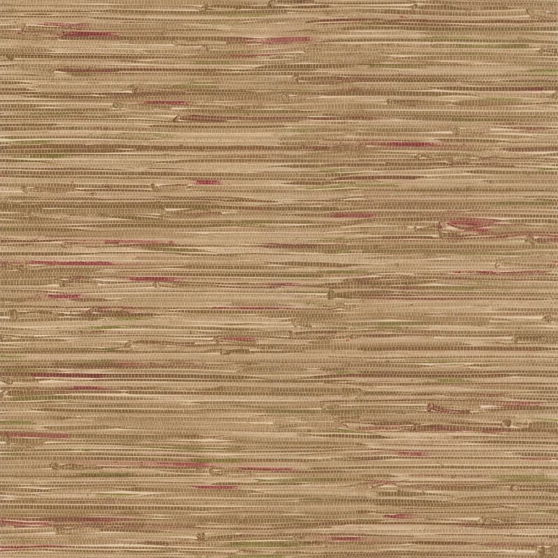 Brewster 414-44139 Faraji Light Brown Faux Grasscloth Wallpaper
