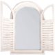 Esschert Design White Window Frame w/French Doors