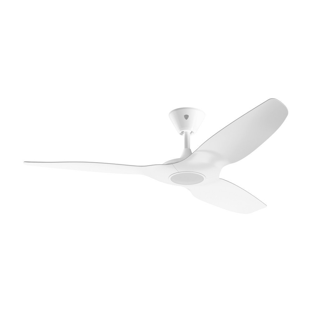 Haiku Home L Series Indoor/Outdoor Wi-Fi Enabled Ceiling Fan with LED Light, Works with Alexa, White