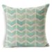 HomeChoice Cotton Linen Vintage Retro Arrows Striped Durable Home Square Decorative Throw Pillow Cover Accent Cushion Cover Pillow Shell Bed Pillow Case For Car Safa 18 By 18 Inches (18"X18"),Aqua Blue