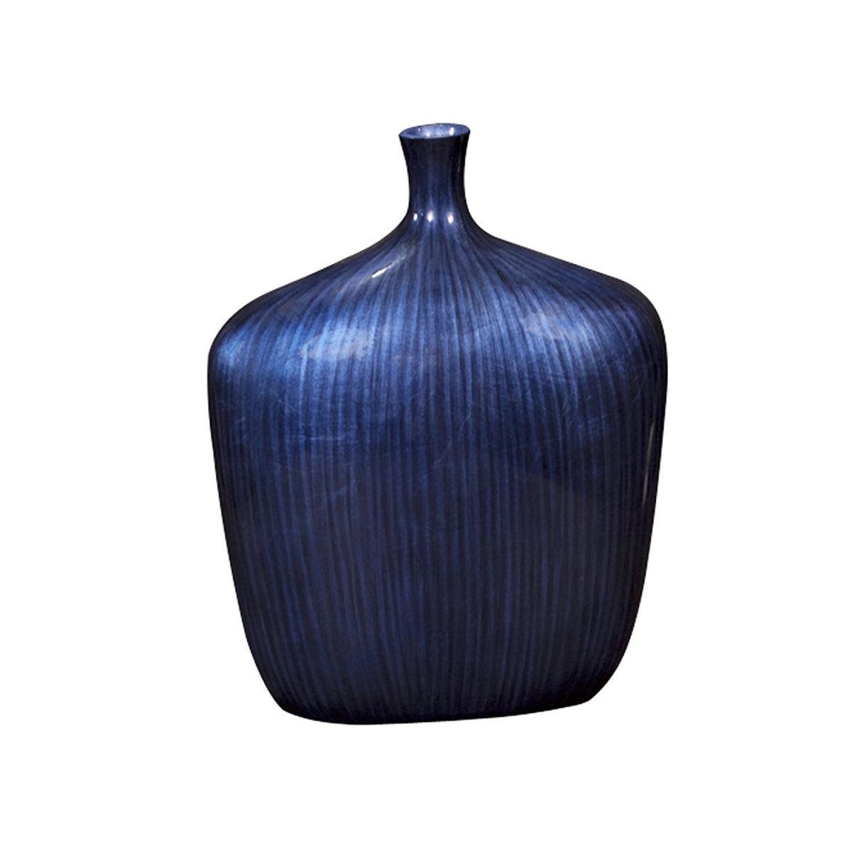 Howard Elliott 22076S Sleek Vase, Small, Cobalt Blue
