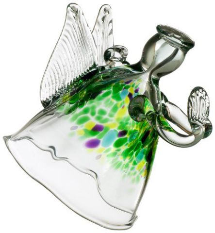Kitras 6-Inch Angel Art Glass, Blessings