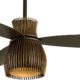 Minka-Aire F824-ORB/TB, Uchiwa Oil-Rubbed Bronze 56" Ceiling Fan with Light & Wall Control