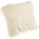 Brentwood 18-Inch Mongolian Faux Fur Pillow, Natural