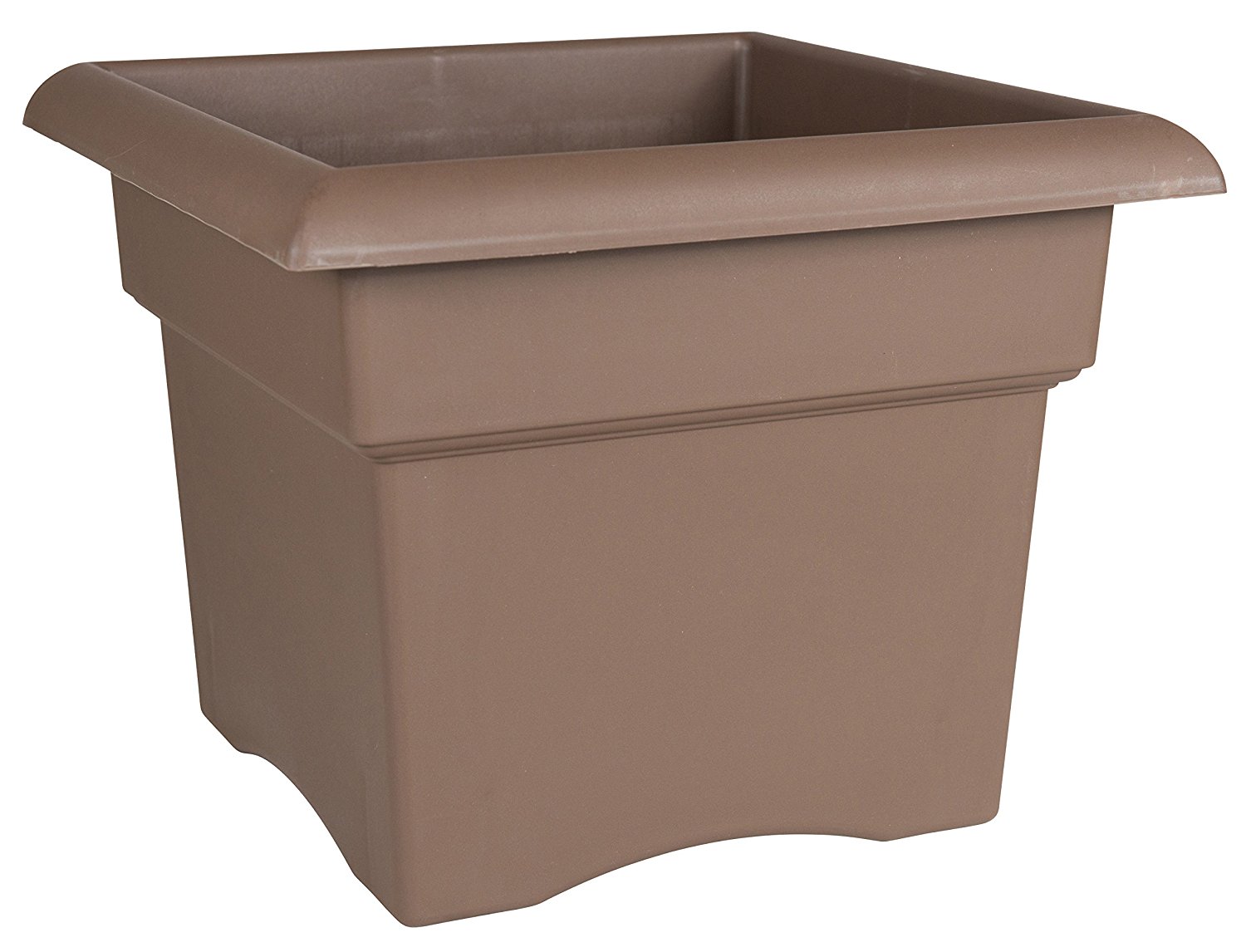 Fiskars 14 Inch Veranda 3 Gallon Box Planter, Color Chocolate (57314CH)