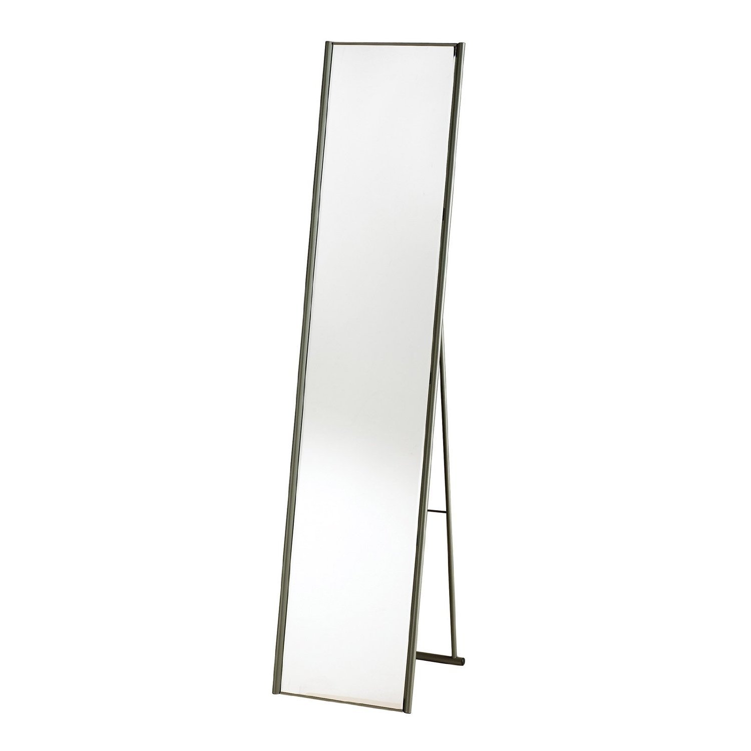 Adesso WK2444-22 Alice Floor Mirror, Steel