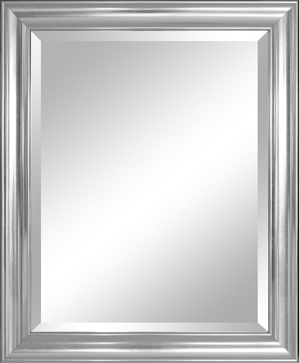 Alpine Mirror & Art Beveled Mirror, Crackled Silver