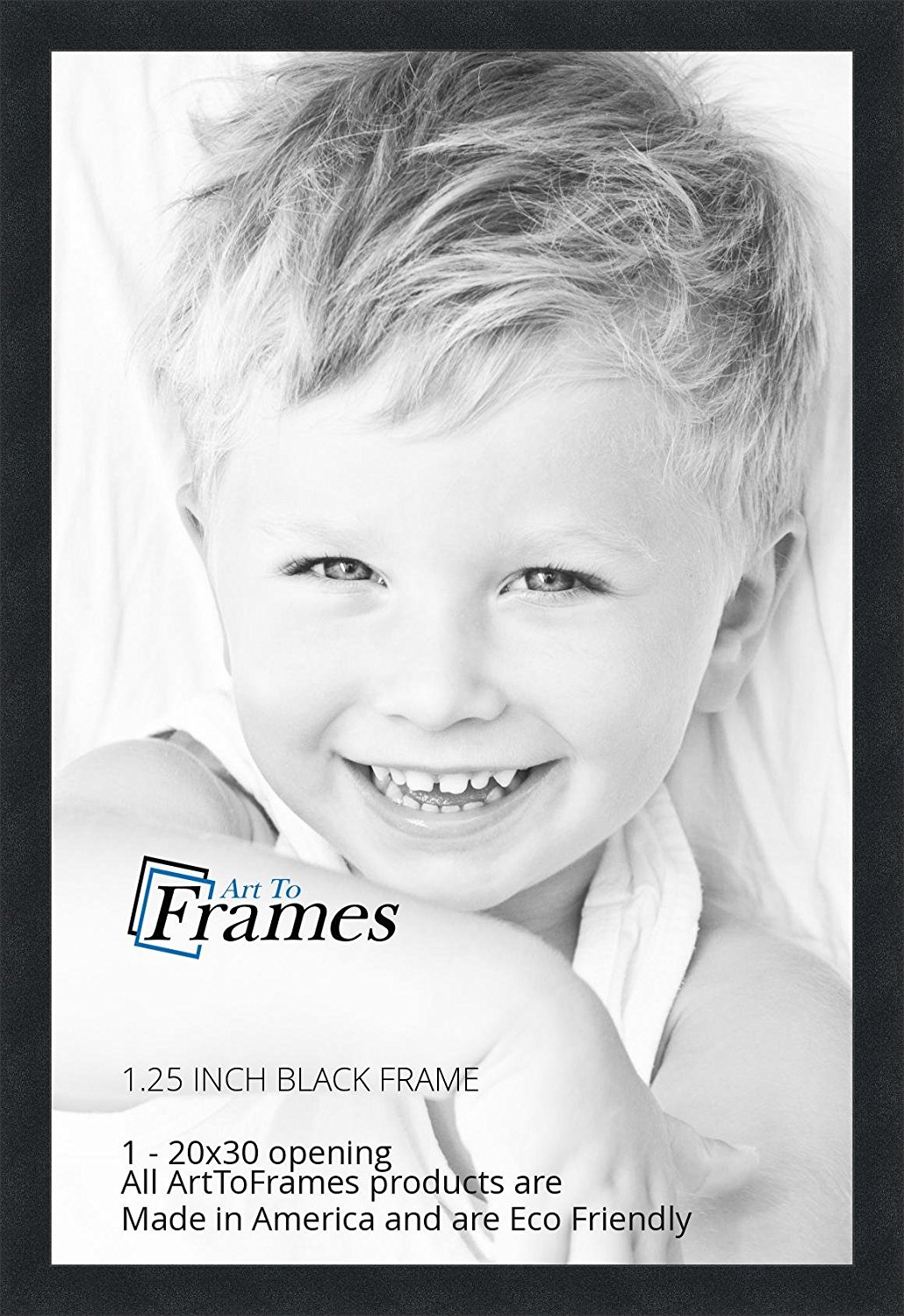 ArtToFrames 20x30 inch Black Picture Frame, WOMFRBW72079-20x30