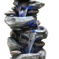Alpine WIN316 Rock Waterfall Fountain with LED Light