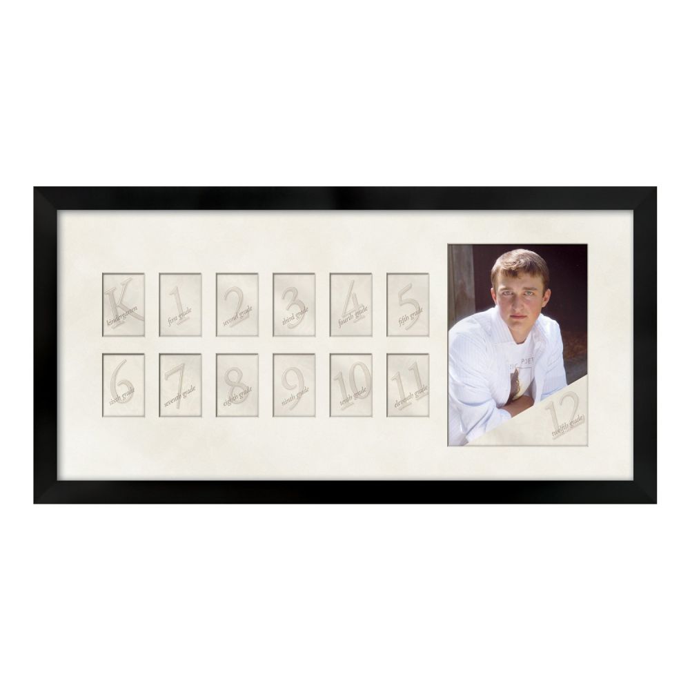 Prinz Collage Picture Day Wood Frame, Black