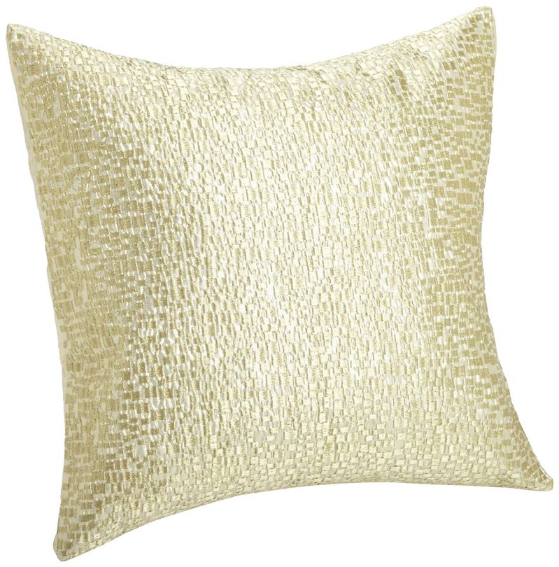 Calvin Klein Home Luminous Pillow, Gold Mosaic