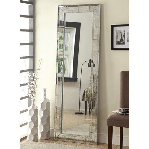 Coaster Home Furnishings 901807 Mirror, Antique Silver