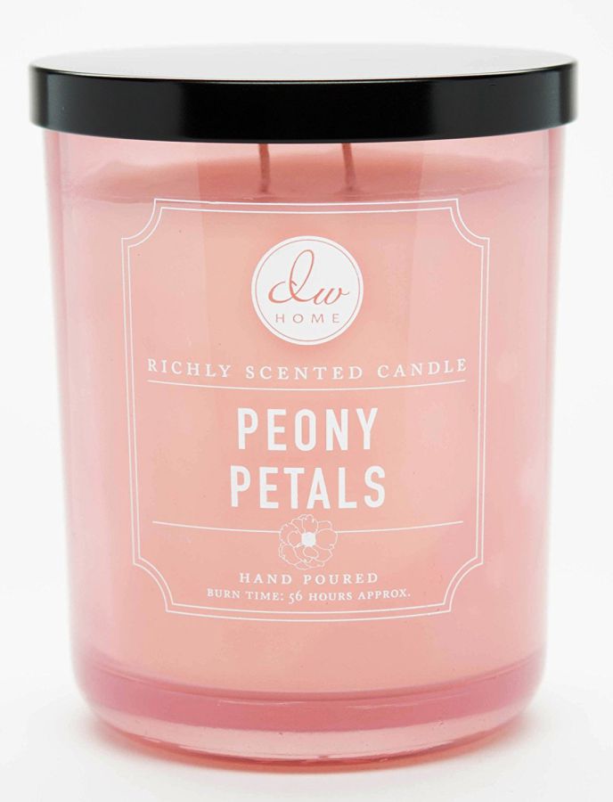 DW Home Peony Petals Scented Large 2-wick Candle by Decoware