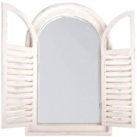 Esschert Design White Window Frame w/French Doors