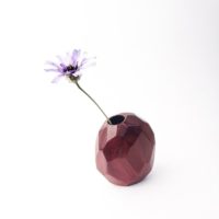 Faceted Bud Vase - Purpleheart