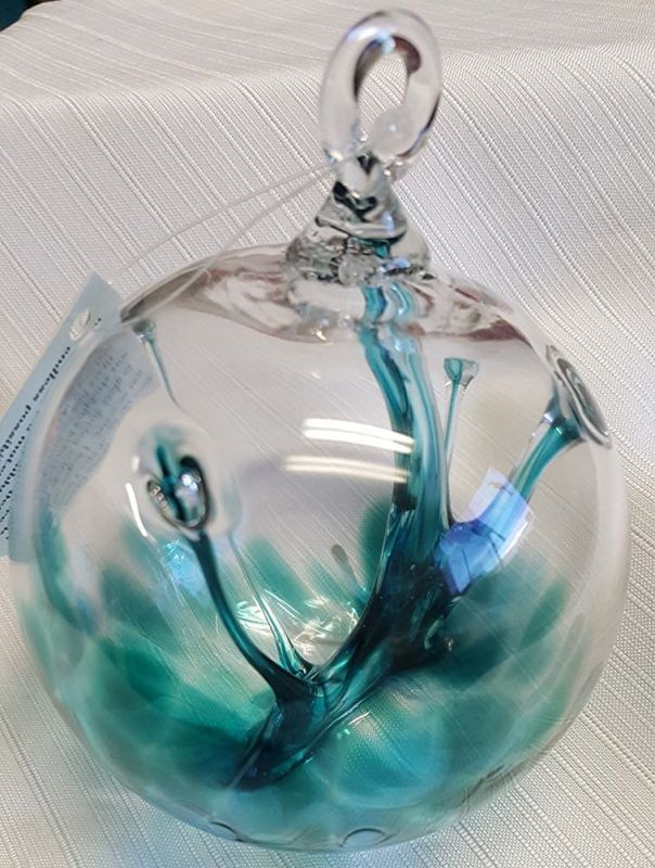 Glass Witchball/Ornament by Luke Adams Handblown Glass