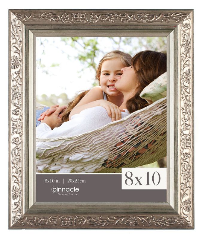 Pinnacle Antique Champagne Ornate Tabletop Frame, 8 by 10-Inch