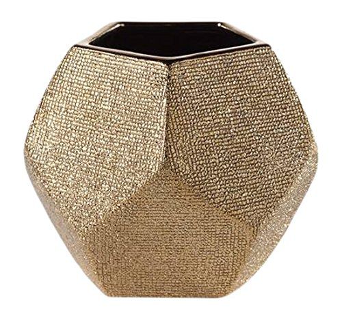 Torre & Tagus 902186A Orion Angle Vase Short - Gold