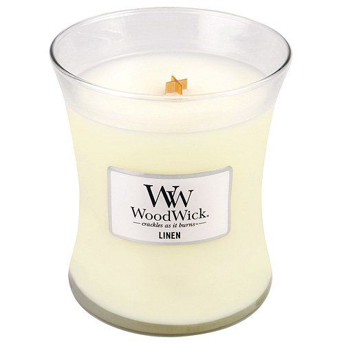 WoodWick Candles Linen 10 oz