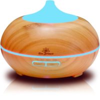 Zen Breeze, Essential Oil Diffuser, 2017 Model Aroma Humidifier, 14 Color Shades, Best Wood Grain, Ultrasonic Whisper Quiet Cool Mist Aromatherapy