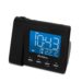 Electrohome EAAC601 Projection Alarm Clock with AM/FM Radio, Battery Backup, Auto Time Set, Dual Alarm, Nap/Sleep Timer, Indoor Temperature/Day/Date Display with Dimming, 3.5mm Audio Connection