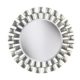 Kenroy Home Gilbert Wall Mirror with Silver Finish, 36-Inch Diameter